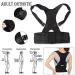 Posture Corrector Back Support Adjustable Back Shoulder Lumbar Brace Belt Posture Corrector For Men And Women (Black S) Better life Black XX - Buy Online on GoSupps.com