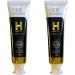 strong Japan HerBensius Black Truffle Toothpaste 110 g x 2 toothpaste with rich foam