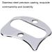 Verdant Touch Stainless Steel Gua Sha Massage Plate - Pain Relief Scraping Tool for Body Therapy - Buy Online on GoSupps.com