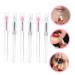 6pcs Silicone Lip Brush Set - Lipstick & Lip Mask Applicators | Makeup Tools for Beauty & Eyeshadow - Buy Online on GoSupps.com