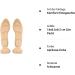 HEALIFTY Non-Slip High Heel Pads - Self-Adhesive Cushion Insoles for Foot Care (Apricot) | International Shipping Available - Buy Online on GoSupps.com