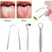 3Pcs Tongue Scraper Set with Case - Metal Toothbrush for Bad Breath Relief - Professional Oral Care Kit for Adults - Buy Online on GoSupps.com