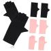 Healeved 8 Pairs Nail Gloves Fingerless Gloves Uv Anti Fingerless Gloves Uv Rays Gloves Uv Gloves for Gel Nail Lamp Black Fingerless Gloves Women Gloves for Nails Anti Gloves Manicure Nylon - Buy Online on GoSupps.com