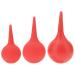 Ear Cleaner 3pcs Bulb Ear Syringe Hand Bulb Ear Ear Washing Squeeze Bulb Rubber Suction Ear Syringe Rubber Squeeze Bulb for Home Office Laboratory Tool Hand Tools