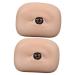 Angoily 2pcs Eye Practice Skin Eyeshadow Eye Skin Practice Tool Fake Skin for Training Semi-permanent Props 6.5x4.9cm As Shown