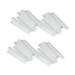 100pcs Makeup Covers Expandable Makeup Brush Cover Makeup Brush Guards Mesh Covers Travel Brush Sleeves Mesh Brush Sleeves Brush Sleeves Makeup Net Brush Pe White 11*1cm White