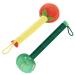 Hovceh 2 pieces mugwort massage hammer mugwort massage device hand massager with wormwood herb filling 26cm manual massage knock hammer with tassel random color