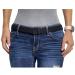 TIGHTS UP No Show Adjustable Stretch Belt Our Signature Design Keeps Jeans, Pants, and even Plus Size Avail. Black Belt | Fits Usa 00-16