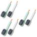 ULTECHNOVO 6 Pcs shoe brush portable brush cleaning for household use multifunctional cleaning brush laundry clothes shoes brush micro corner cleaning brush sneaker brush mini As Shownx3pcs 17x6CMx3pcs