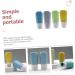 DOITOOL Travel Toiletries 1 Set Silica Gel Bottle Silicone Bottle Travel Cosmetic Squeeze Bottle - Buy Online on GoSupps.com
