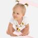 XIKSJW Pack of 2 Cotton Baby Pacifier Chains - Safe & Unisex with Clips for Boys & Girls - Ideal for International Shipping - Buy Online on GoSupps.com