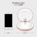 Benbilry LED Lighted Travel Makeup Mirror | 1x/7x Magnification | Portable 5 Inch Dual Sided Vanity Mirror with Lights | Rose Gold Compact Illuminated Cosmetic Mirror - Buy Online on GoSupps.com
