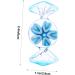 MUSISALY Colored Glaze Candy House Decorations for Home Candy Adornment Hand Blown Figurines Home Decor Glass Blue 6x2.9cm - Buy Online on GoSupps.com