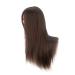 High-Quality 100% Human Hair Training Head - 45.7 cm Brown for Professional Hair Styling | International Shipping Available - Buy Online on GoSupps.com