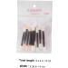 WOONEKY 40pcs Sponge Stick Flat Makeup Brush Mini Cosmetic Brushes Makeup Eye Shadow Plastic Abs - Buy Online on GoSupps.com
