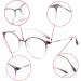 Fashionable Oversized Round Reading Glasses for Women | 3.5x Blue Light Blocking Anti-Eye Fatigue TR Computer Readers - Buy Online on GoSupps.com