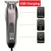 Professional Hair Clippers for Men | Rechargeable Electric Trimmer with LED Screen | Washable & Powerful Steel Cutter Head (Brown - Buy Online on GoSupps.com