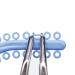 Dental Orthodontic Elastic Separators - 10 Blue S-Shaped Circle Rubber Rings - Buy Online on GoSupps.com