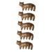 Fomiyes 5st kitten massage comb Head and head skin massage device Cat-shaped kamm tool body massage devices scalp massager scraping the scalp comb antistatic scalp comb blade