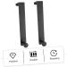 Gadpiparty 2pcs Door Hook Over Door Clothes Hanger Rack Over The Door Mirror Hanger Wall Hanger Door Back Hook 21x4.5cm Black - Buy Online on GoSupps.com