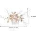 HAPINARY girls hair accessories European and American hair accessories bridal hair accessories accessories Hand made bridesmaid bride headpieces for wedding hairpin bride hair accessory - Buy Online on GoSupps.com