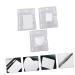 6 Sets Ring Palette Nail Polish Holder - Stainless Steel Makeup Kit for Manicure | 2pcs 7.6x5.1cm - Buy Online on GoSupps.com