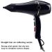 Professional Hair Dryer with Diffuser for Curly Hair Power Dry Lightweight DC Motor Hair Dryer Negative Ion Fast Drying Time and Low Noise For Household Travel Office (EU plug (220V) Black) EU plug (220V) Black - Buy Online on GoSupps.com