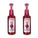 Fruchtwerker Fruit worker raspberry & vinegar with real fruit juice 2 x 250ml glass bottle