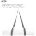 Weiyiroty Portable Yoga Mat Strap - Adjustable Soft Sling for Fitness | Stretch Belt for All Mats (Gray) - Buy Online on GoSupps.com