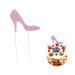 BESTonZON 1pc rhinestone headpiece capacillos para cupcake bridal headpiece rhinestone cake picks cupcake topper food decoration supplies bride pearl hair accessories As Shown medium