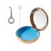 Solid Orthodontic Retainer Case Aligner and Retainer Case with Special Magnetic Closure 1 Pcs Retainer Case +1 Pcs Aligner Remover Hook +1Pcs Brush (Gold)