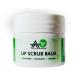Shea Butter Vitamin E & Castor Oil Lip Scrub Balm Dry Lips Lightening Stains Removal Lip Care for Men & Women (20gm)