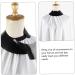 FOMIYES Black Hair Dye & Makeup Cape Silicone Neck Wrap Guard for Hair Cutting & Barber Use - Buy Online on GoSupps.com