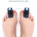 Right Protective Toe Straightener & Hallux Valgus Corrector | Toe Separator & Spacers Foot Care Tool - Buy Online on GoSupps.com