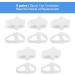 Bunion Corrector Toe Separators - Pack of 10 with 2 Loops, Big Toe Spacer for Bunion Relief and Toe Alignment - White - Buy Online on GoSupps.com