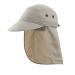 Magracy Men's Summer UPF 50+ Fisherman Hat with Neck Flap Sun Protection Cap Light Grey