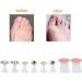Toe Separators 8 Pcs Reusable Silicone Toe Spacers Nail Art Toe Separation Tool Pedicure Care(MY-01) - Buy Online on GoSupps.com