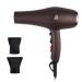 2000W Professional Hair Dryer with Air Nozzle Ionic Salon Powerful Hairdryer AC Motor Fast Blow Dryer with 3 Heat 2 Speed Cool Shot Long Cable Quiet for Home and Salon Men and Women Brown Small Gift