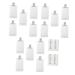 Wofashpuret 1 set of travel bag under pocket for the trip Empty travel bottles Reusable squeezing bag shampoo squeezing shampoo-squeezing shampoo bag filling pattern bags travel the pet as shown 16.5x7.8cm