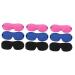 minkissy 3D Eye Masks 9 Pcs 3D Sleep Mask Eyepatch for Lazy Eye Kids Eye Patches Night Blindfold Satin Blindfold Eye Masks Travel Airplane Reusable Eye Baby Polyester Lip Gloss Adjustable
