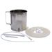 High quality stainless steel enema set (2.0 quart) with medical silicone tube