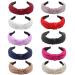Headband for Women Girl Fabric Hair Band Alice Band Elastic Headband ladies headbands Hair Accessories for Women and Girl (10Silk)
