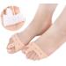 ALINZO Gel Toe Separator - Silicone Bunion Corrector for Women | Toe Straightener & Foot Stretcher | Big Toe Spacers & Spreaders | Bunion Corrector for Yoga (White) - Buy Online on GoSupps.com