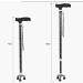 Walking Stick Multifunction Crutches Cane Retractable Crutches for The Elderly A Beautiful Scenery Bathing in Sunlight - Buy Online on GoSupps.com