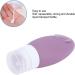 TOPINCN Travel Bottle Innovative Travel Bottle with Suction Cup Portable Silicone Cosmetic Storage Bottle for Outdoor 12x6x3.3cm (Purple) - Buy Online on GoSupps.com
