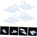 Men's Silicone Toe Separator Set - 4 Pairs | Bunion Pad, Foot Protectors, Gel Spacers, Insoles | Foot Care Kit for Hammer Toe, Curly Toe, and Bunion Relief - Buy Online on GoSupps.com