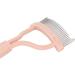 Mascara Comb Arc Shape Stainless Steel Teeth Pink Straight Handle Eyelash Brush Separator For Lady Makeup - Buy Online on GoSupps.com