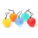 Homsfou 5st fitness equipment fingerboard ball power balls train fingerstrecker lacha toys handle strengths ball exercises squeezeball jellee lanyard tool powerball