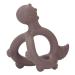 Baby Toddler Teethers Silicone Dinosaur Shape Teething Chew Toy for Newborn (Light Gray) - Buy Online on GoSupps.com