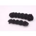 Set of 3 Magic Hair Styling Donut Bun Rings - 1 Large + 2 Small - Black - Buy Online on GoSupps.com